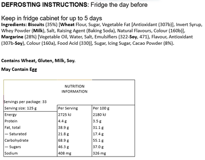Portuguese Fudge 1 Log (11 Slices)
